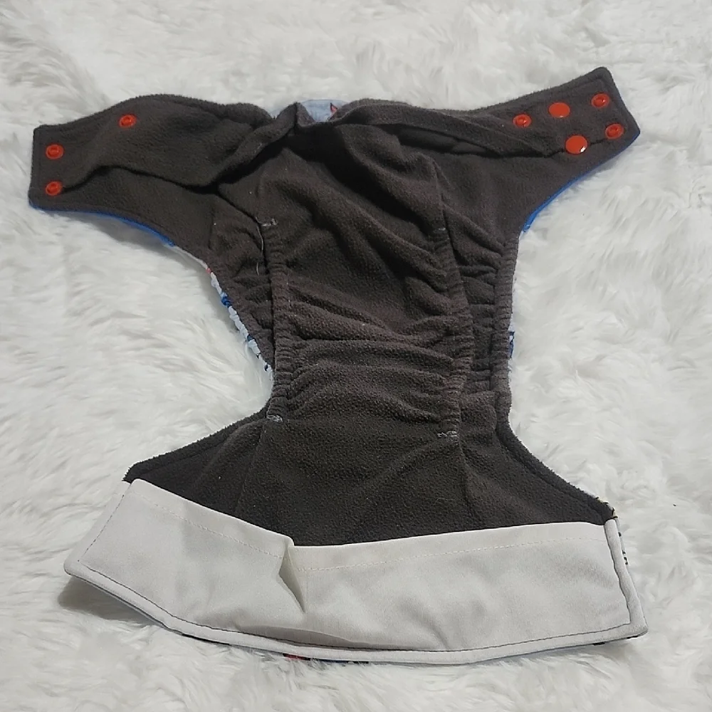 Blue boats Kids Cloth Diaper